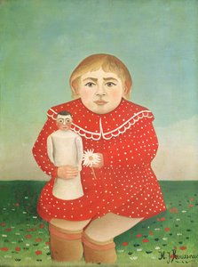 Pigen med en dukke, ca. 1892 eller ca. 1904-05